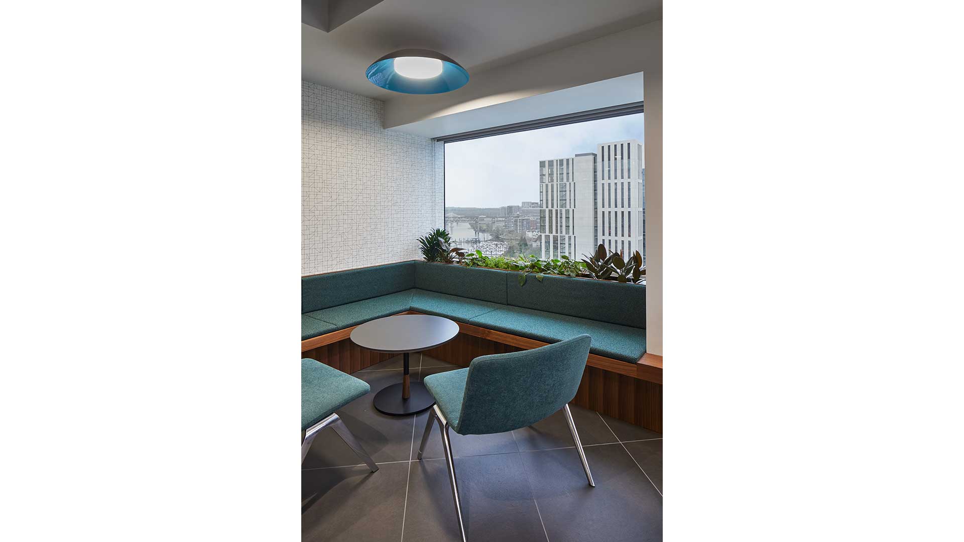 Quiet office lounge seating